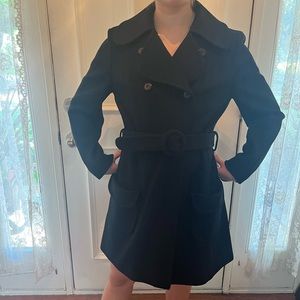 VTG Pendleton black wool coat